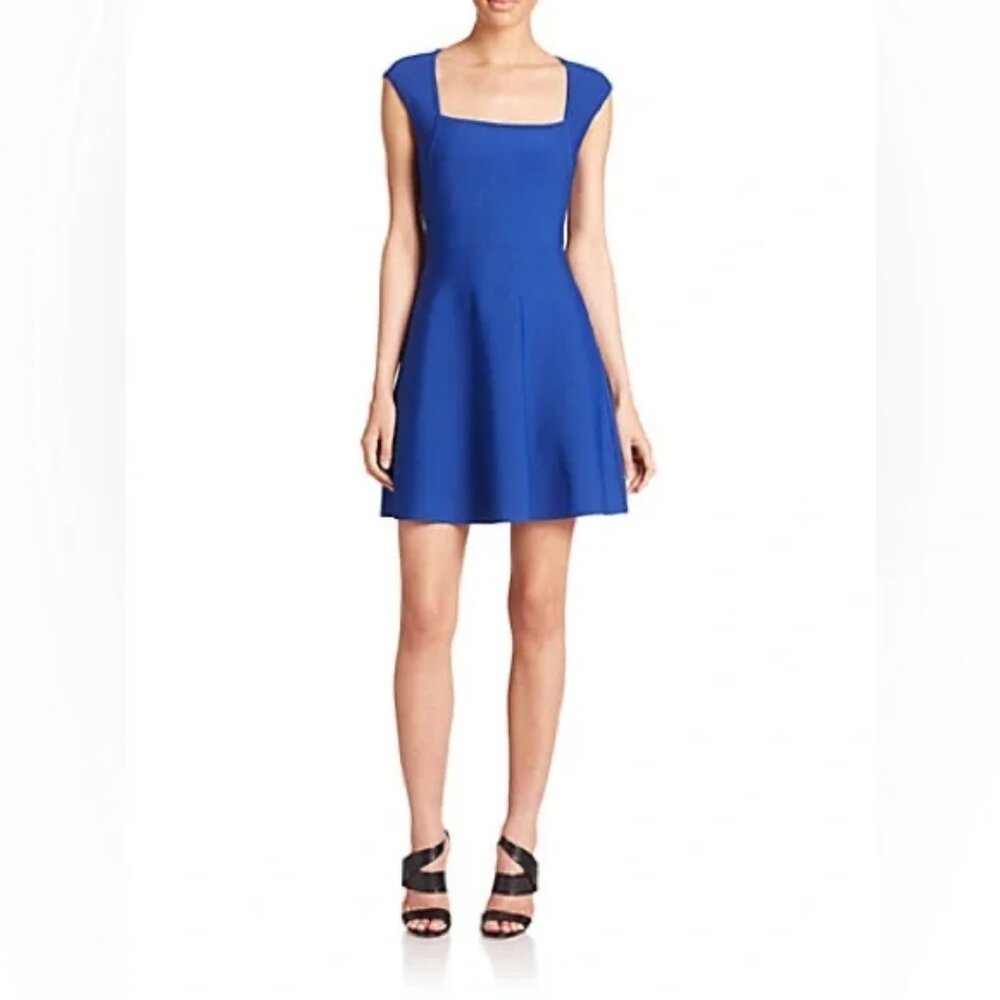 BCBG MaxAzria Kamara dress in Orient Blue